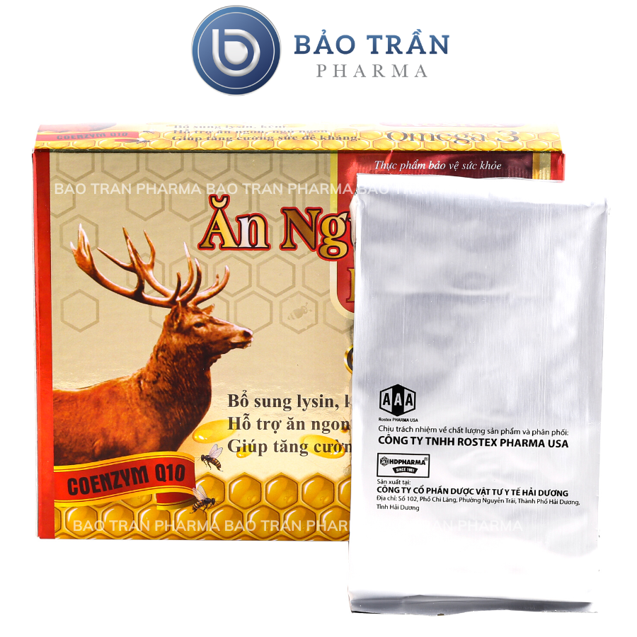 Viên ăn ngủ ngon Rostex hỗ trợ giảm tình trạng kém ăn, khó ngủ, mất ngủ