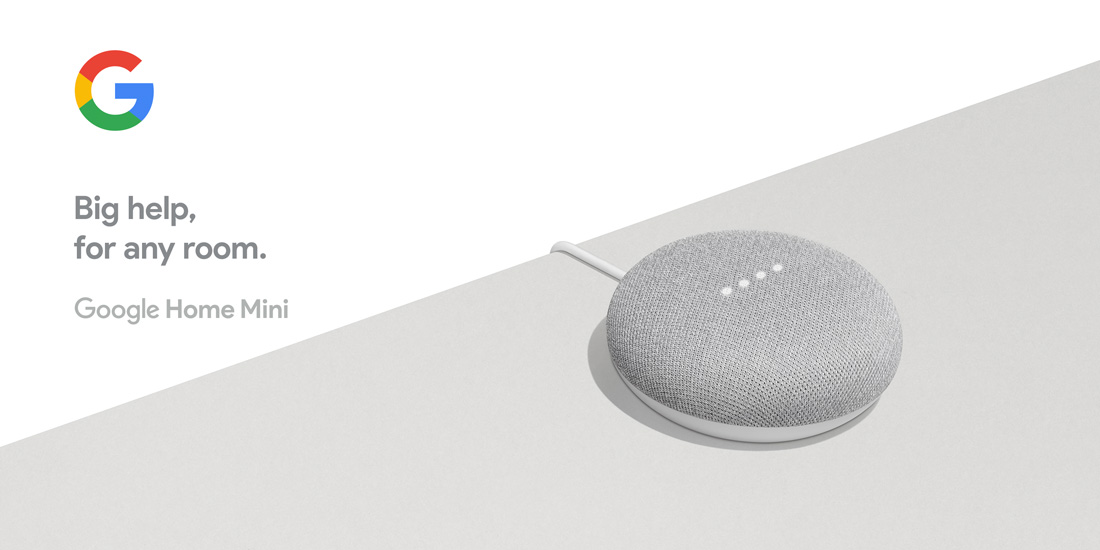 Loa thông minh trích hợp trợ lí ảo Google Home Mini ( Grey ) - Hàng Nhập Khẩu