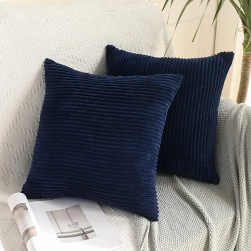 Gối tựa lưng, gối văn phòng, gối trang trí sofa CUCKOO chất liệu vải nhung gân