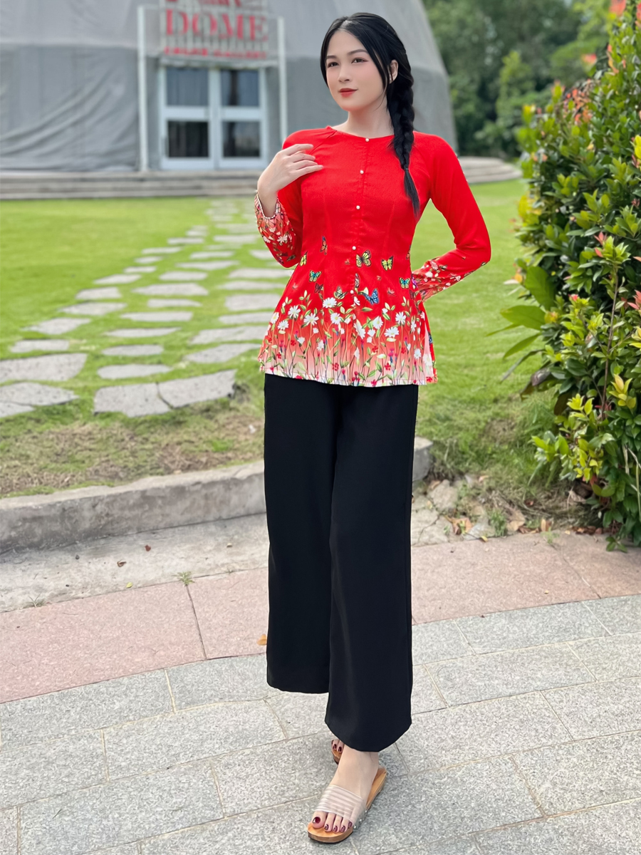 [HCM] Set bộ bà ba in 3D siêu dễ thương SET01- Lady Fashion -Khánh Linh Style