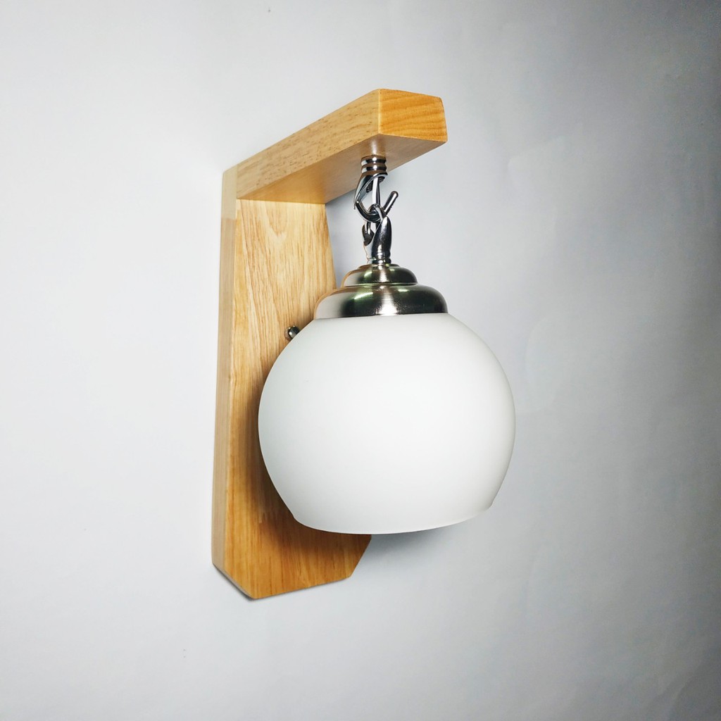 Đèn tường gỗ cao cấp RIOMA kiểu dáng hiện đại, sang trọng - kèm bóng LED chuyên dụng.