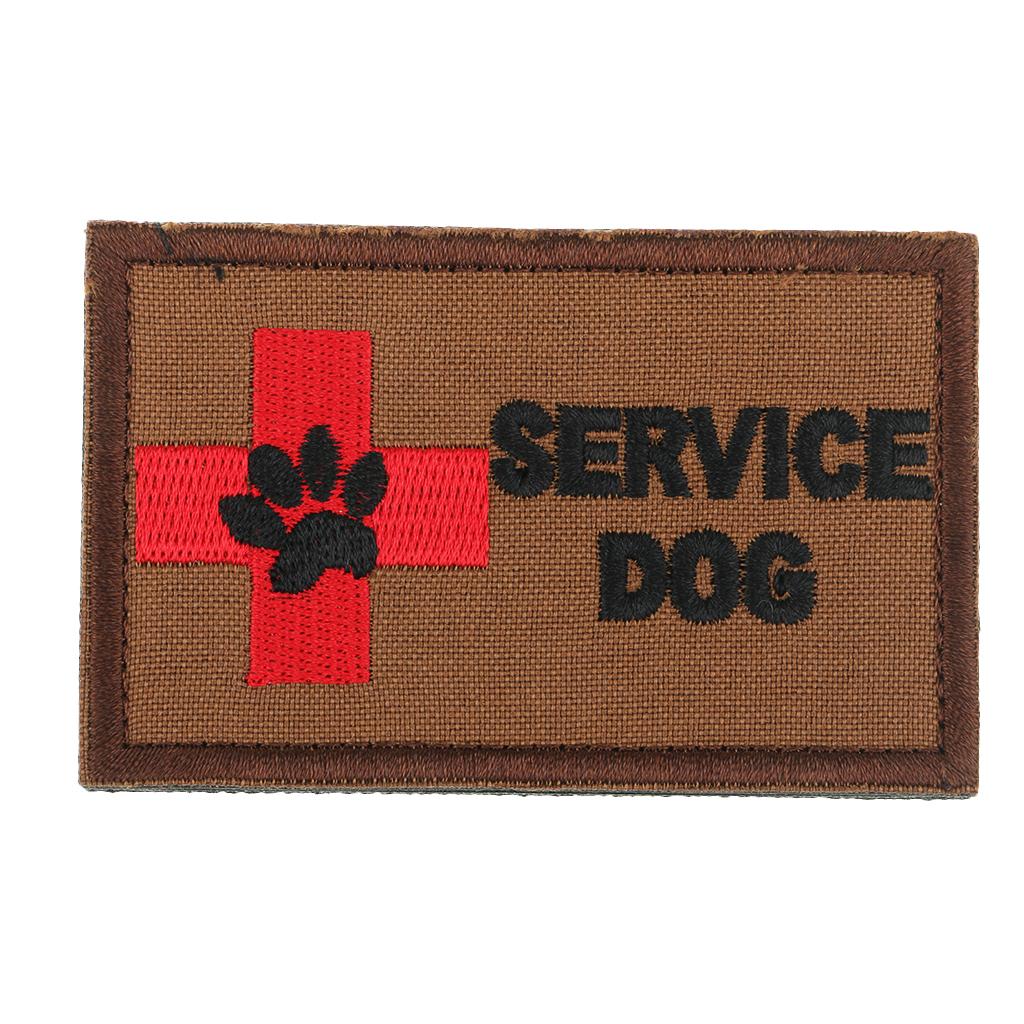 SERVICE DOG Embroidery Patch Sew-on Armband Applique Badge for Outdoor Bags Decoration