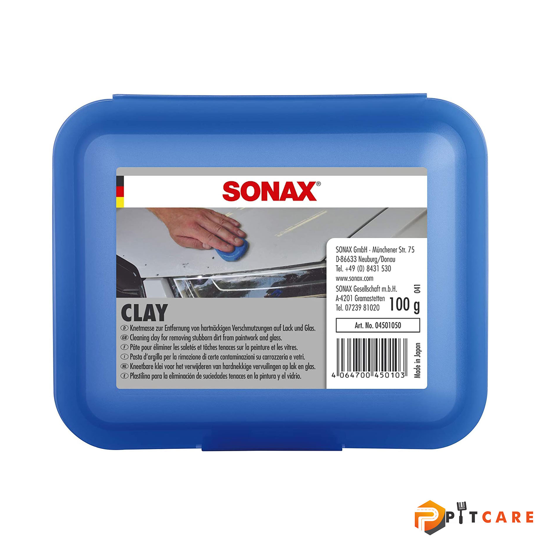 Tẩy Bụi Sơn Trên Kính Và Sơn Xe Sonax Clay 450105 Chính Hãng