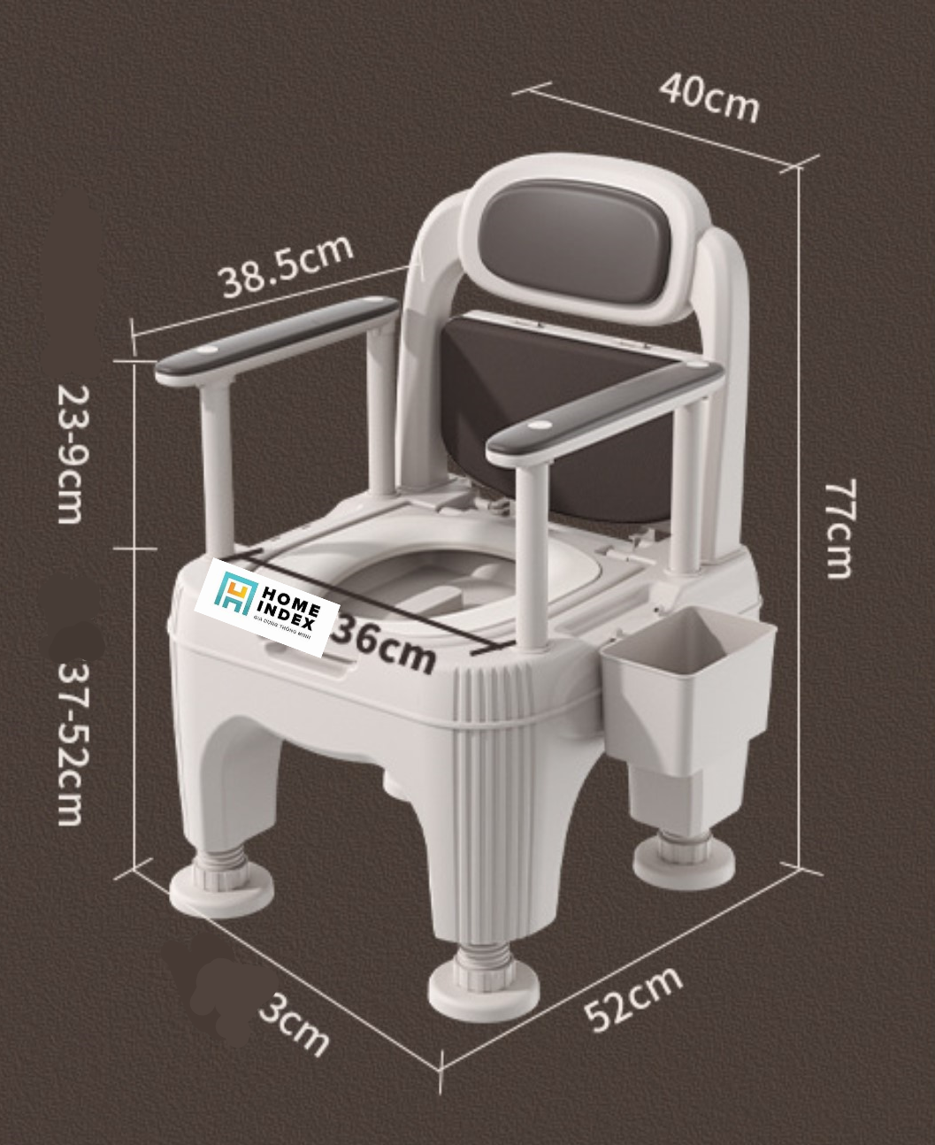 Ghế bô cho người bệnh GB1121