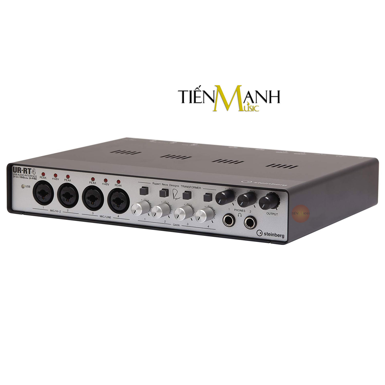 Soundcard Steinberg UR-RT4 - Sound Card Bộ Thu Âm Thanh và Livestream Audio Interface UR RT4 Hàng Chính Hãng - Kèm Móng Gẩy DreamMaker