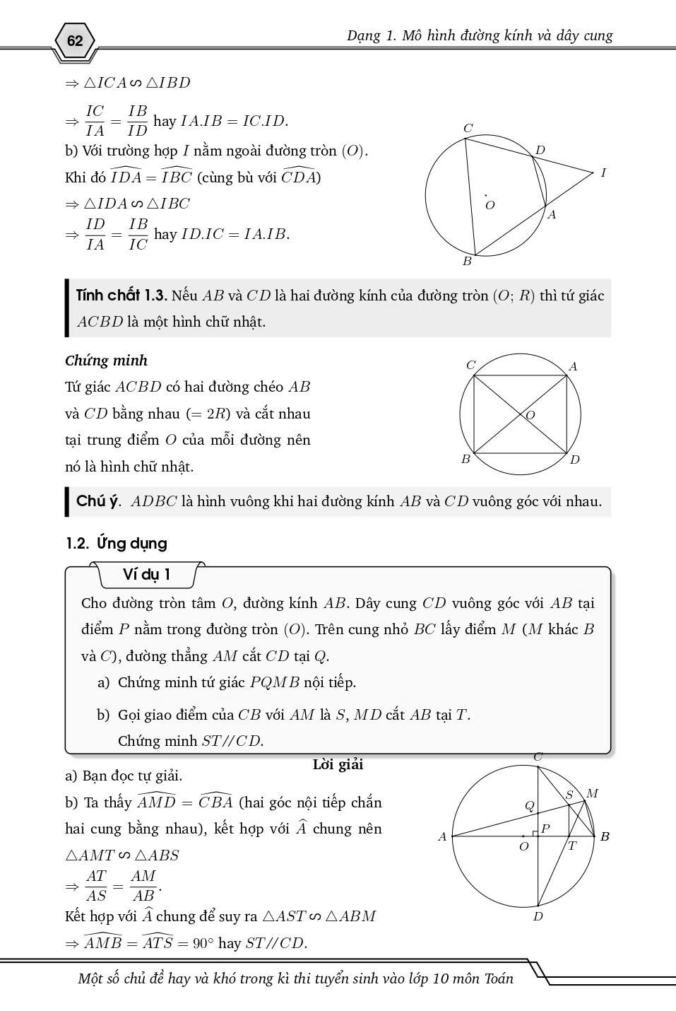 Sách - Một Số Chủ Đề Hay Và Khó Trong Kì Thi Tuyển Sinh Vào Lớp 10 Môn Toán