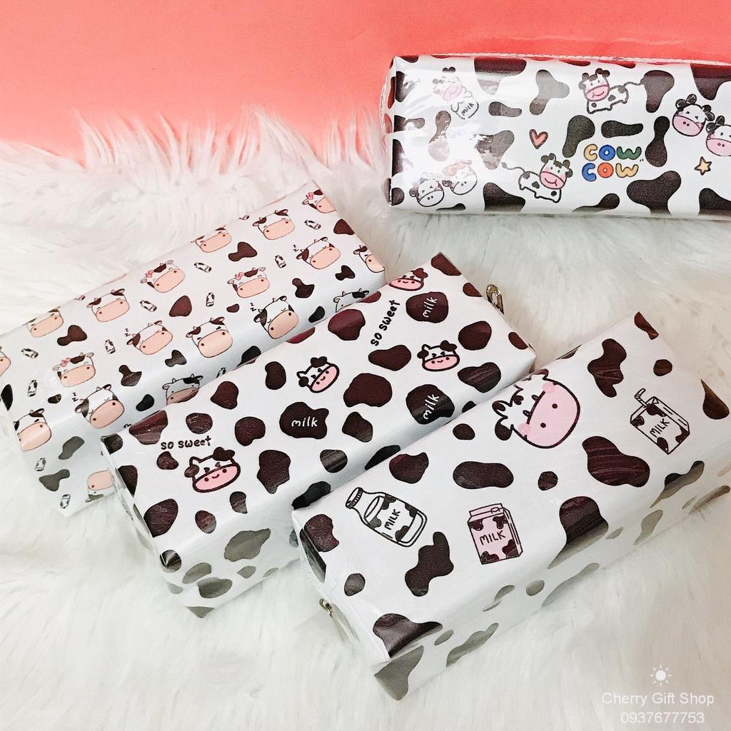 Hộp Bút Bóp Viết Bò Sữa Size Lớn Cực Xinh Ảnh Thật Shop Chụp