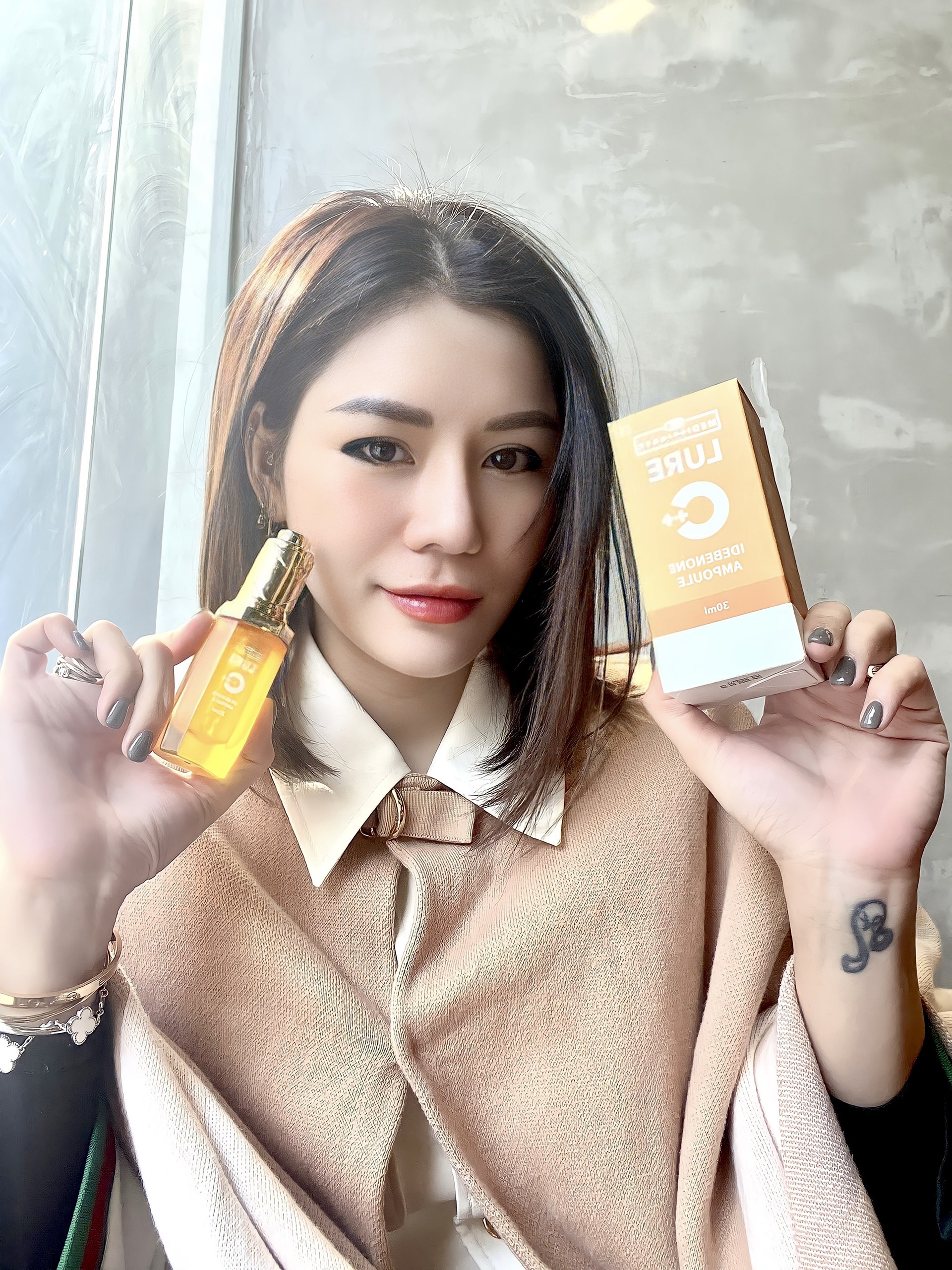 Siêu tinh chất dưỡng chuyên biệt chống lão hóa LURE C++ IDEBENONE AMPOULE 0,05% 30ml Từ MEDISKINBYC
