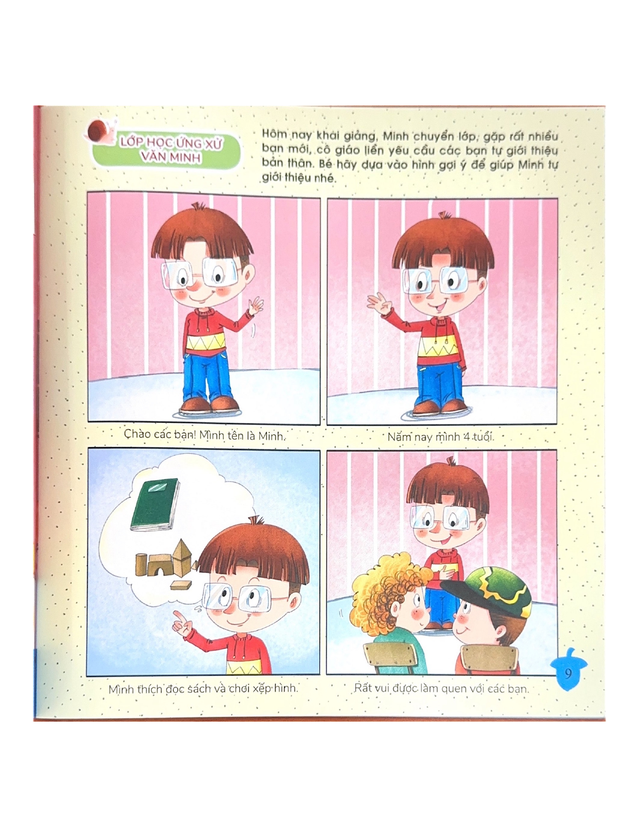 Dạy Con Học Lễ Giáo - Lớp Mầm 2 - Tứ Diệp Thảo - Vanlangbooks