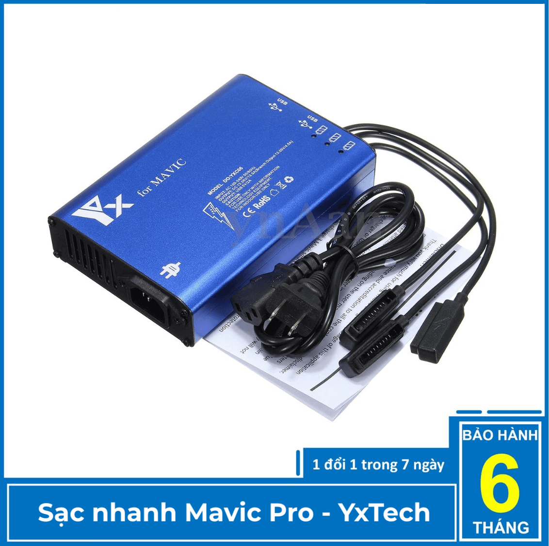 Bộ sạc nhanh Mavic pro - Yxtech - Hàng chính hãng