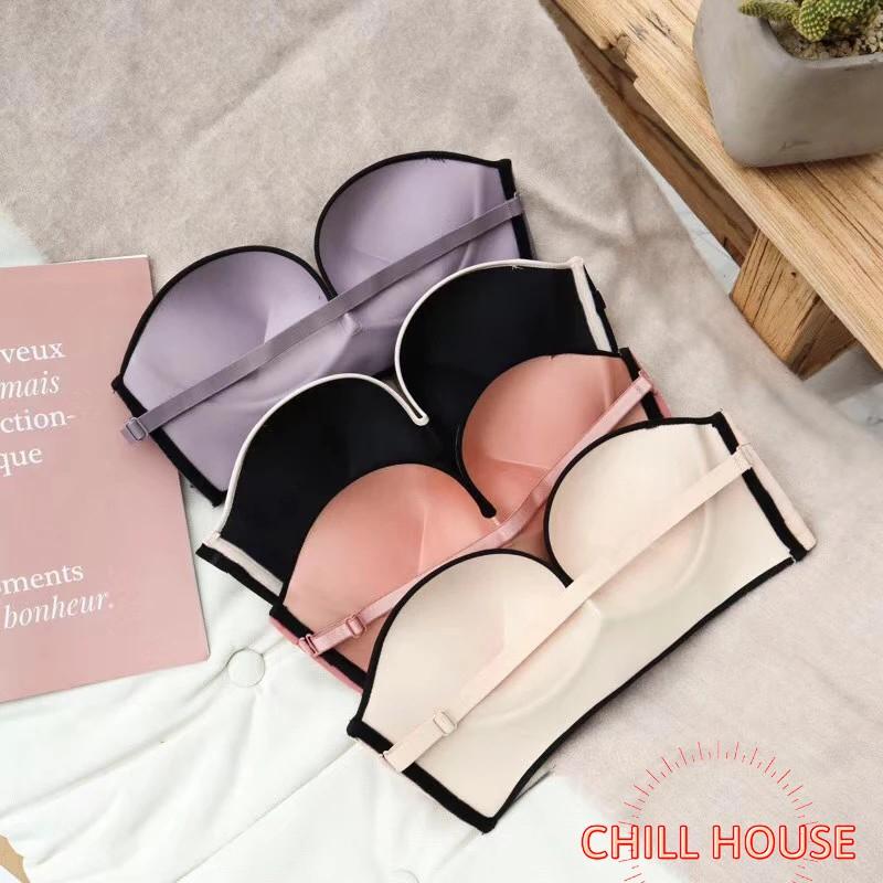 Áo Lót Chống Tụt cài ngực trước Nâng Ngực PHỐI VIỀN - CHILLHOUSE