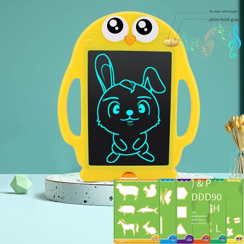 Bảng viết tay LCD quảng cáo bảng viết rõ ràng một phím bảng vẽ phim hoạt hình điện tử bảng vẽ thông minh cho trẻ em