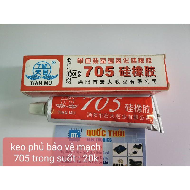 Keo phủ bảo vệ mạch 705 trong suốt