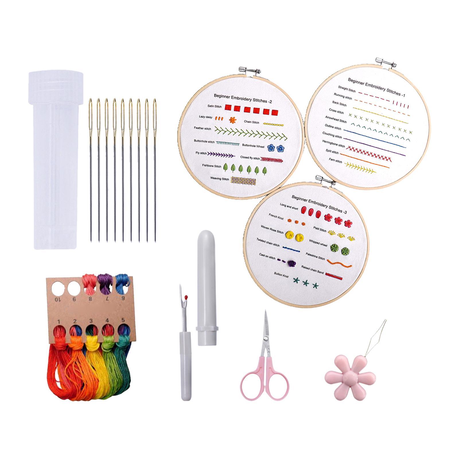 Embroidery Starter Kit Sewing  Stitch with Stitches  DIY