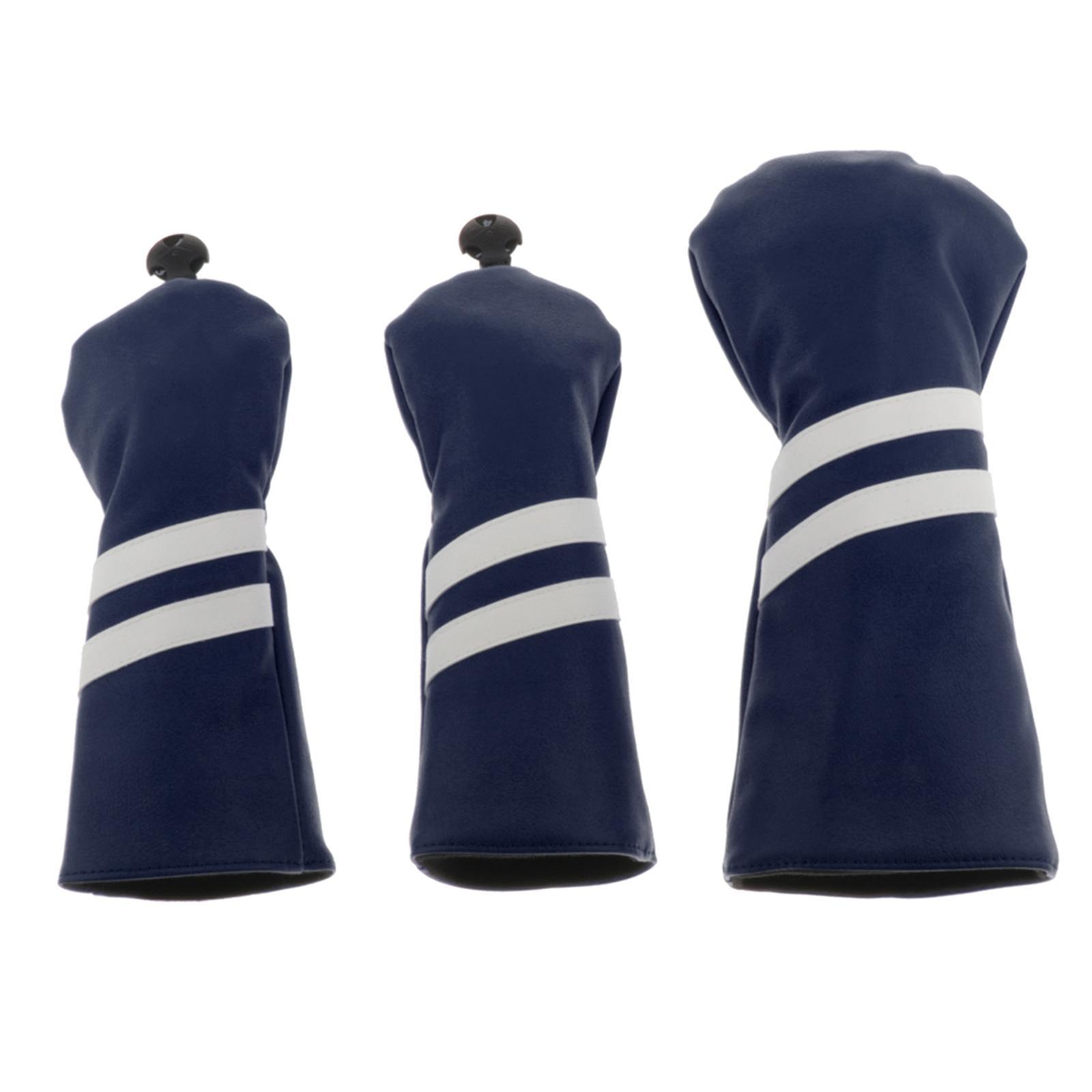 6x PU Golf wood top Cover 400cc Driver Hybrid  Golfing Gear