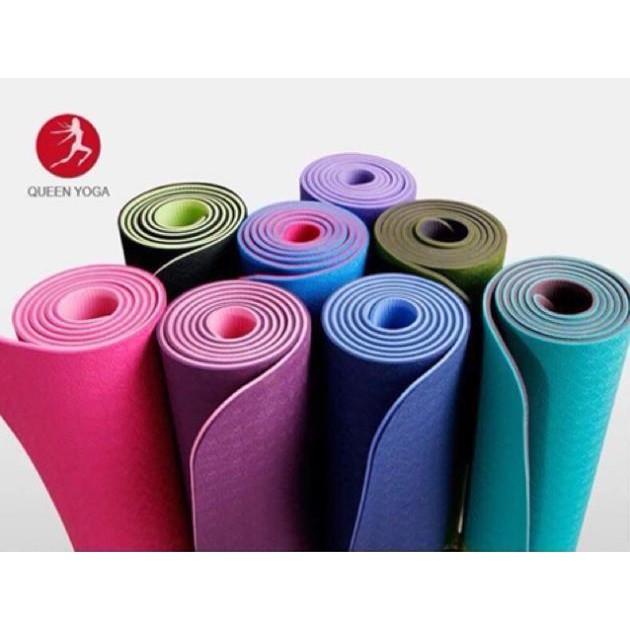 Thảm yoga hàng cao cấp 2 mặt, có kèm túi