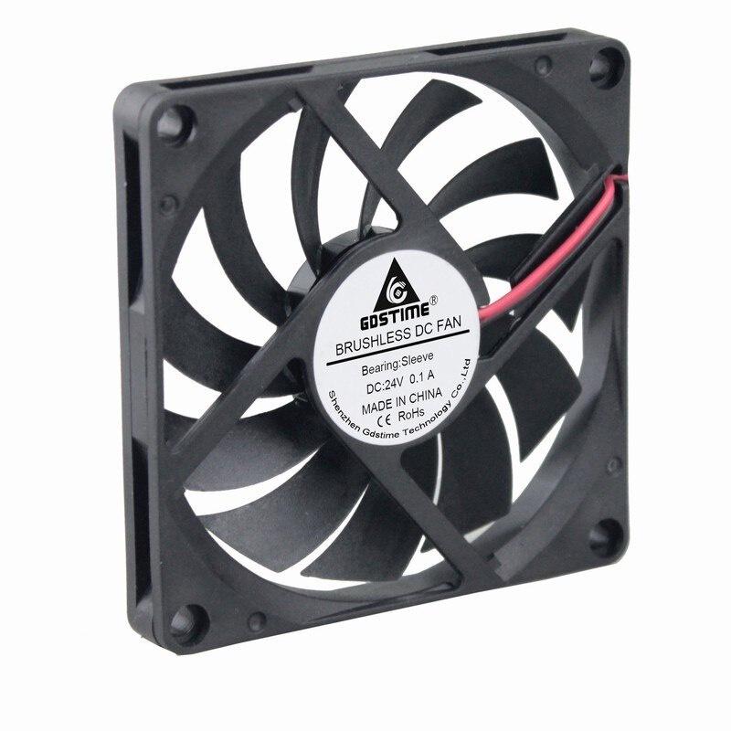 1 Pieces Gdstime DC 14V Two Wires 1Pin 8cm 80x80x1mm Brushless DC Cooling Fan 80mm x 1mm 801 Motor PC Computer CPU Cooler