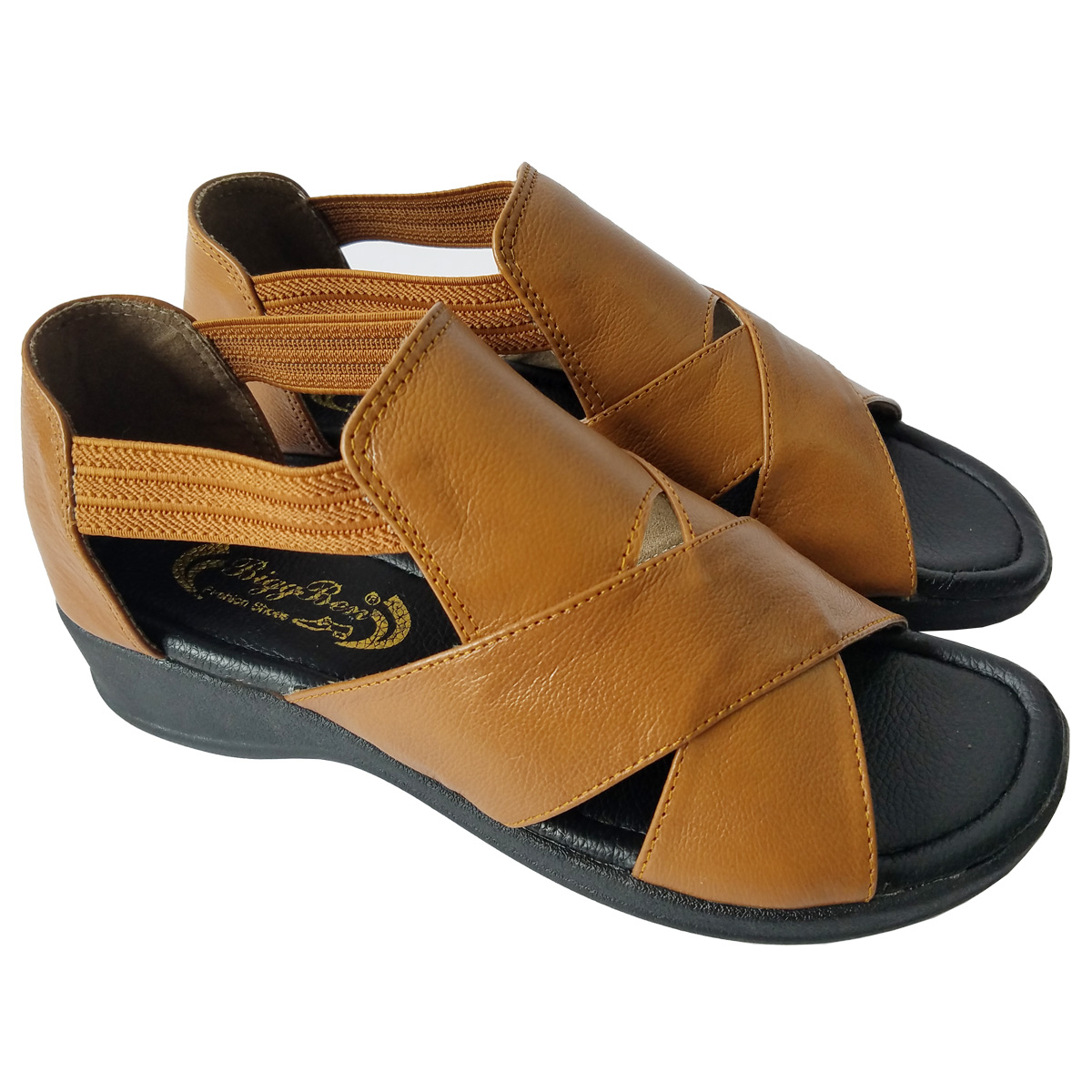 Hình ảnh Giày Sandal Nữ Da Bò Thật BIGGBEN Cao Cấp SDN93