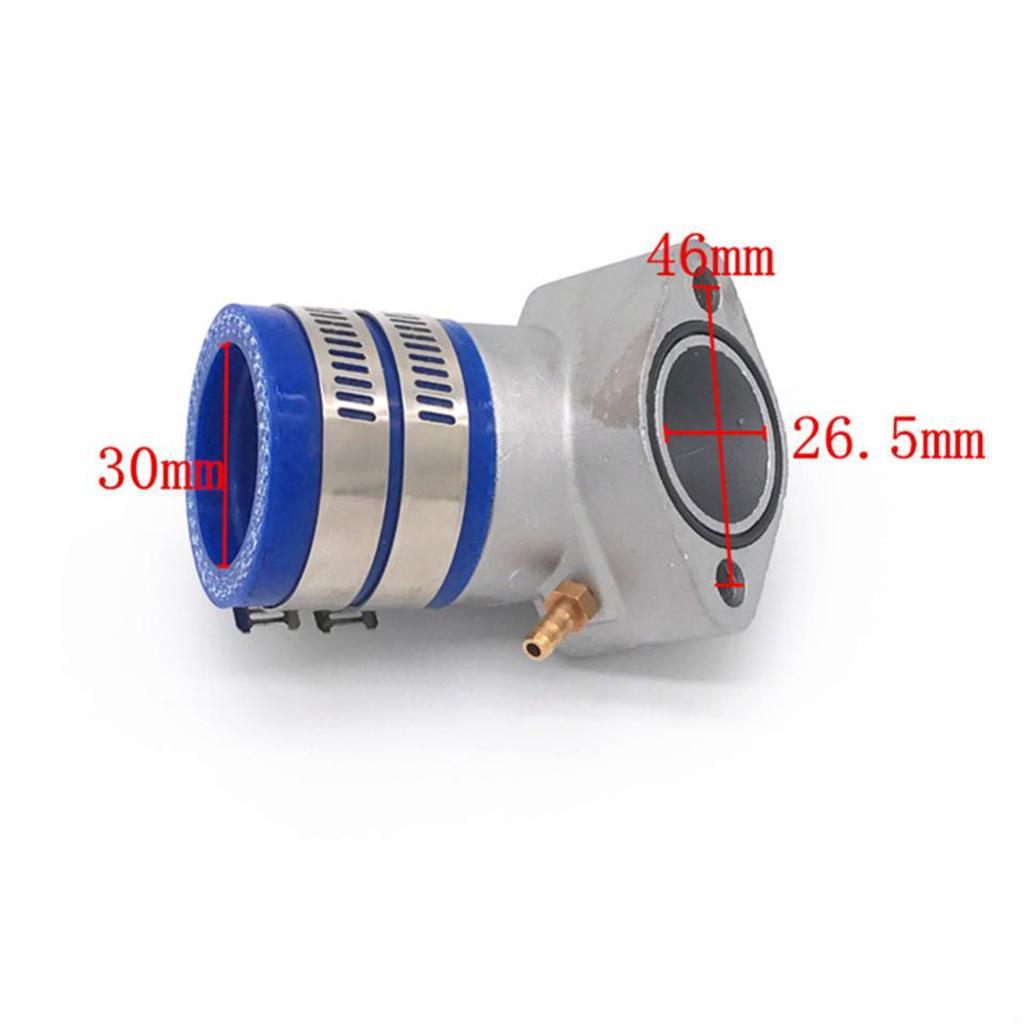 2X Intake Manifold Carb Carburetor Joint Boot for Motorcycle GY6/150cc/ATV 30mm