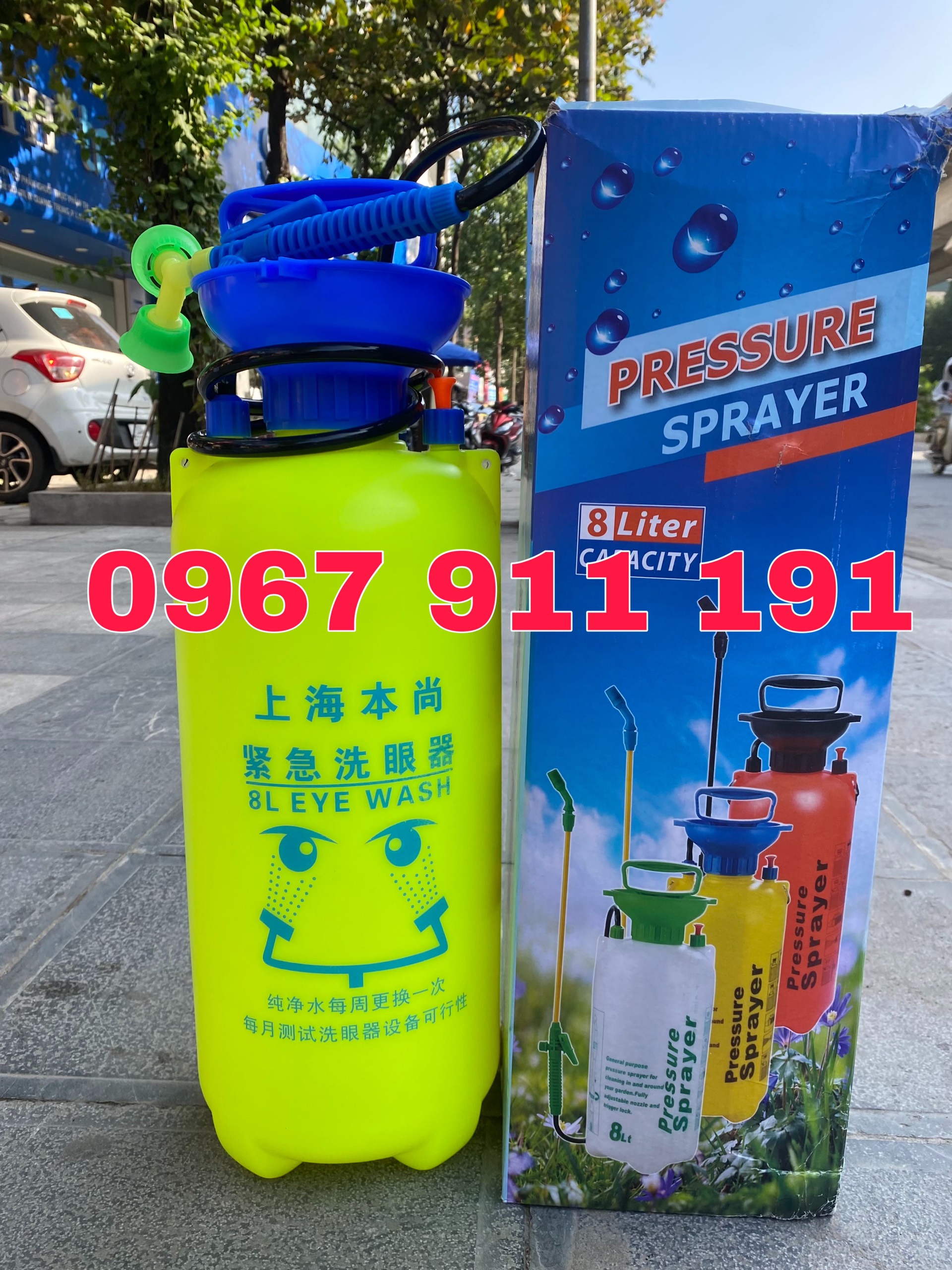 Bình rửa mắt 5l - Bình rửa mắt khẩn cấp