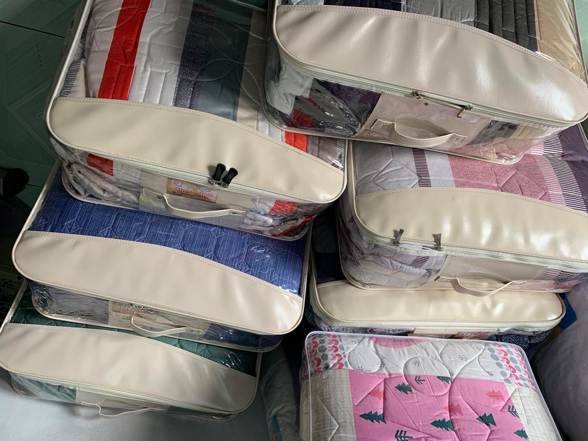 Bộ Ga Gối Vải Cotton Hàn Quốc Mịn Mát