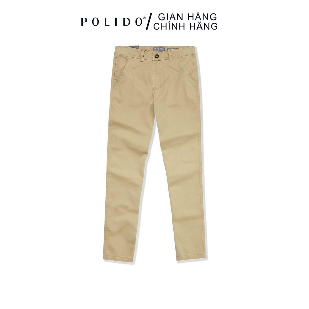 Quần Khaki Nam Túi Chéo Vải Chinos Chất Liệu Dày Dặn, Co Giãn Cực Mạnh, Giữ Form Tuyệt Đối - POLIDO Mall
