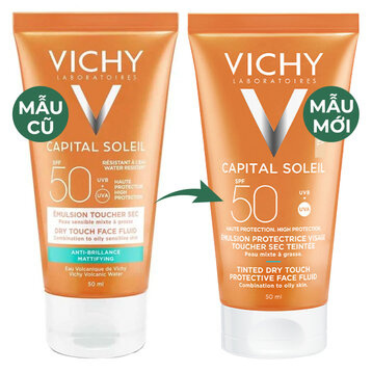 Kem Chống Nắng Không Gây Nhờn Rít Vichy Ideal Soleil Dry Touch 50Ml 100986474