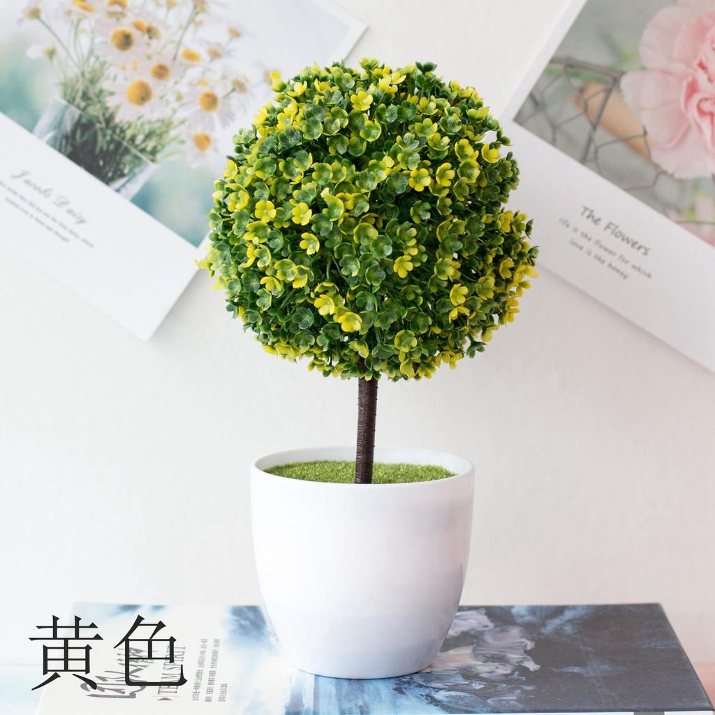 Siêu rẻ-Chậu hoa cẩm tú cầu -Hoa giả trang trí để bàn