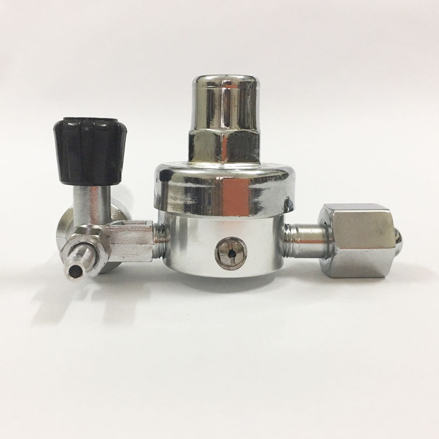 Đồng Hồ Khí Argon Ren Trong Mạ Crom - Hộp Cam