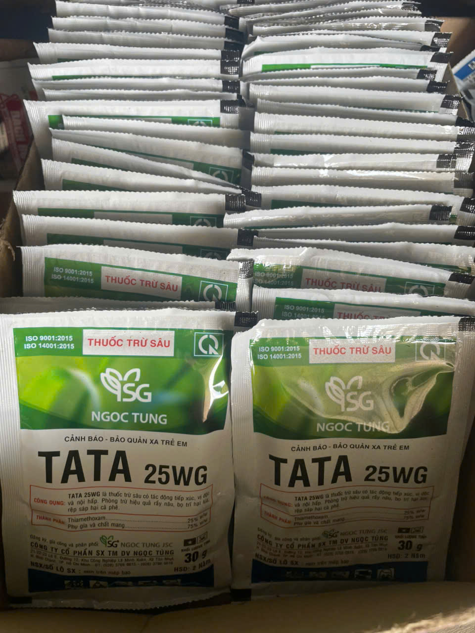 Thuốc trừ sâu TATA 25WG (30g) đặc trị rầy nâu, bọ trĩ và rệp sáp