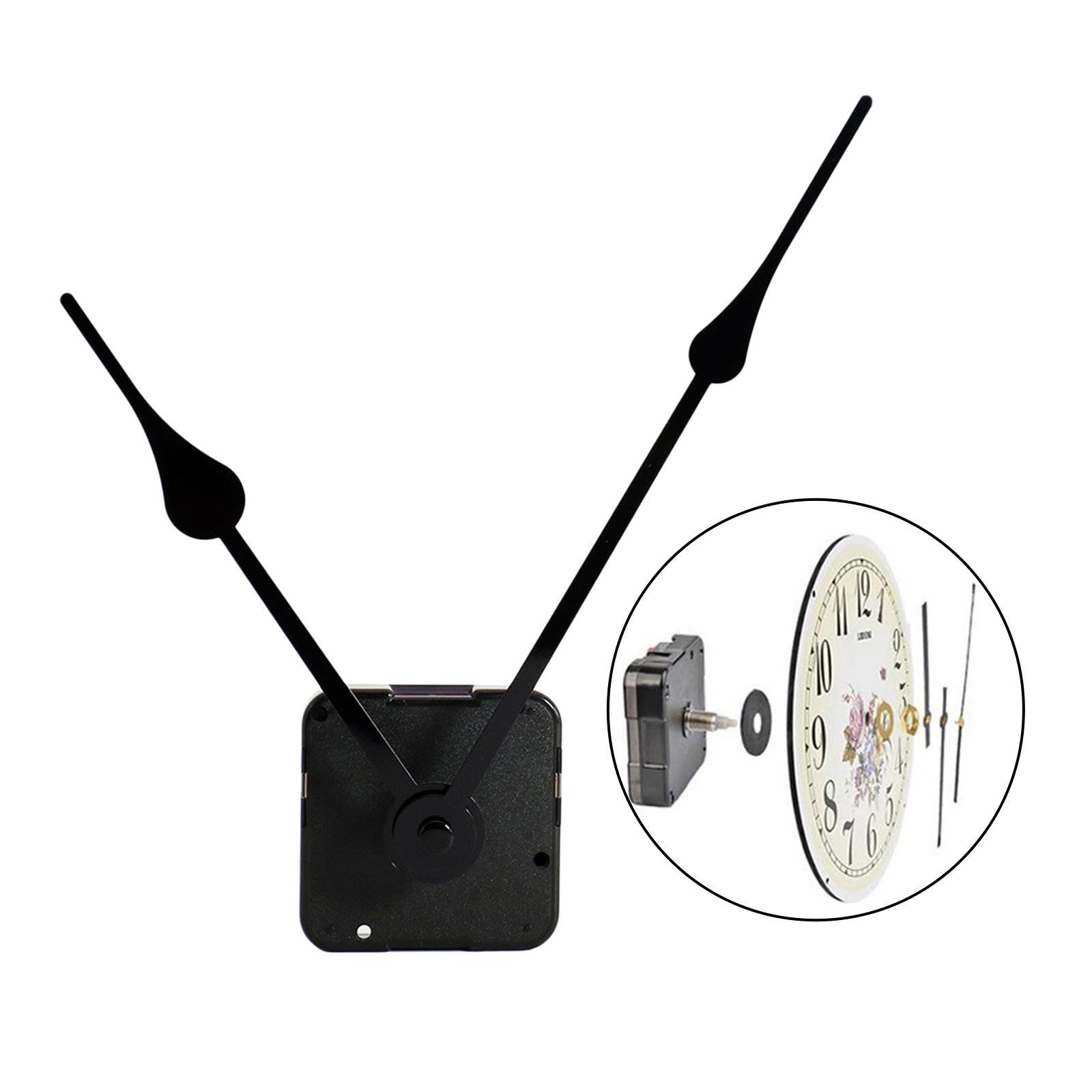 Quartz Clock Movement Hand for DIY Repair Replacement Custom Clock Black