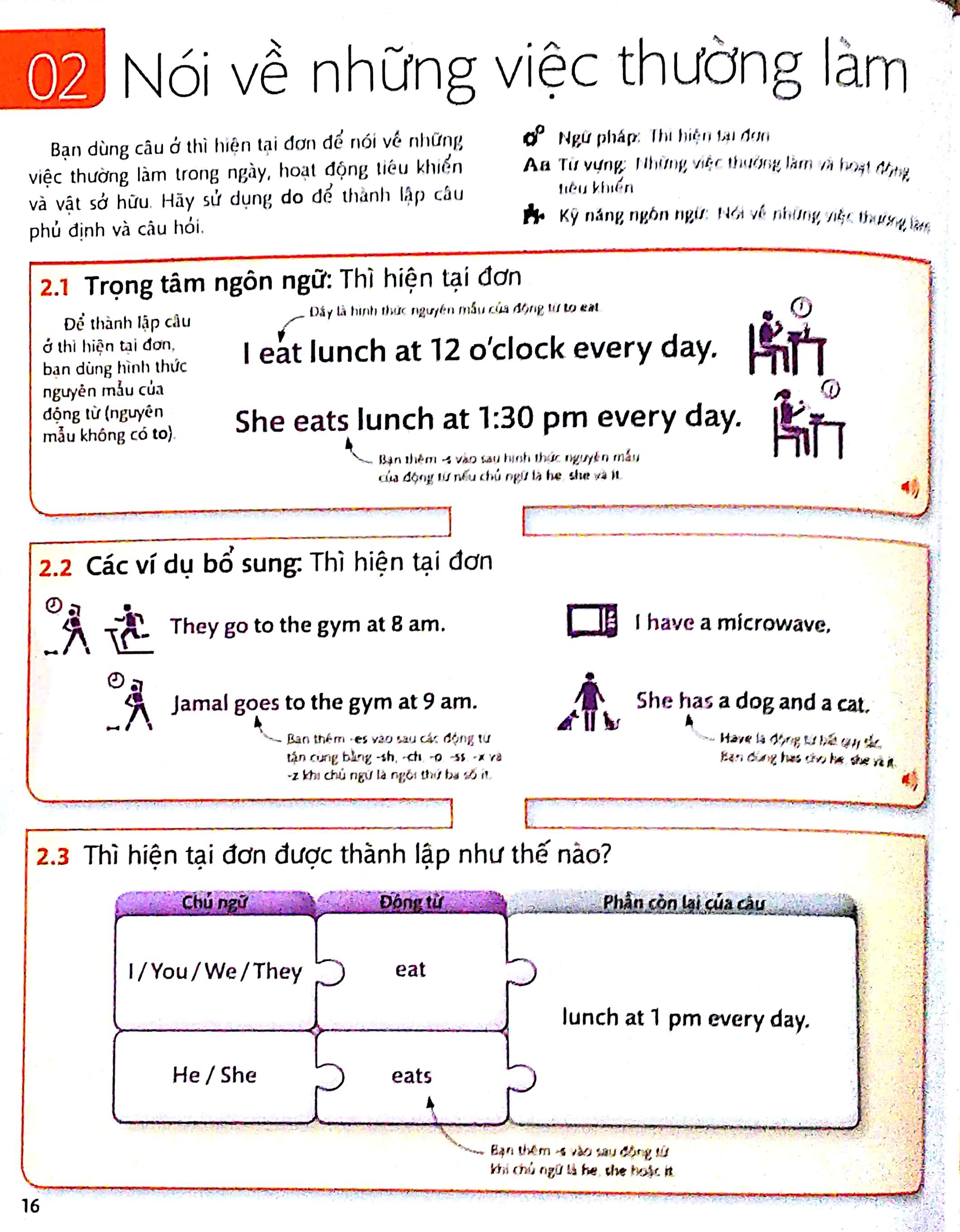 Sách Tiếng Anh Cho Mọi Người - English For Everyone Level 2 Beginner Course Book (Kèm CD)