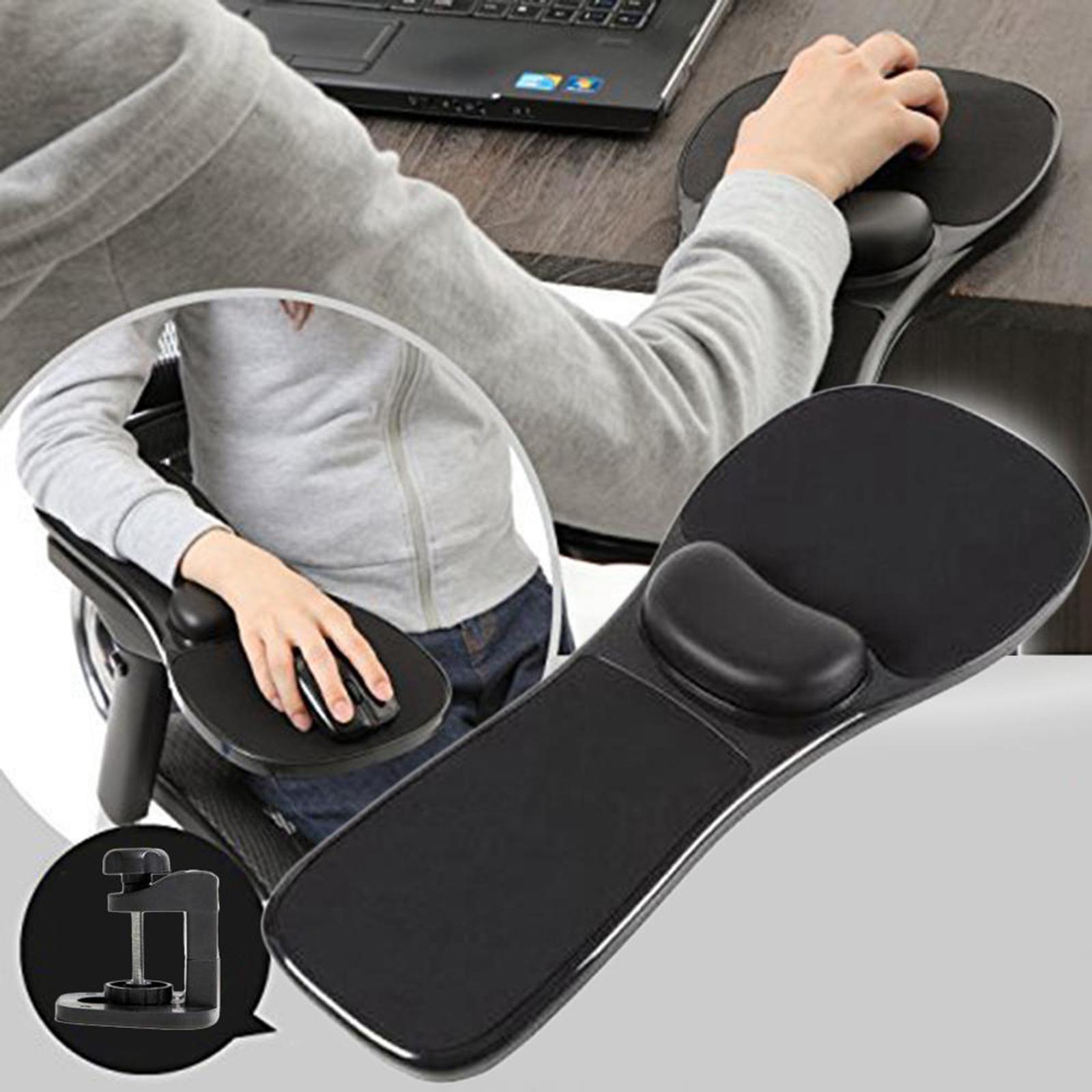 Home Office Computer Arm Rest Mouse Pad Wrist Support Armrest Platform Tray