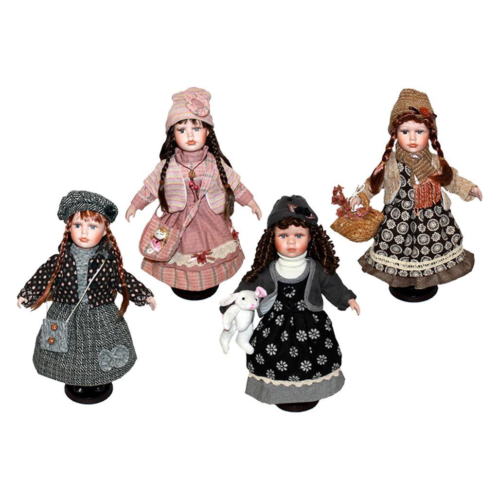 Vintage Elegant Porcelain Doll Splicing Doll 40cm