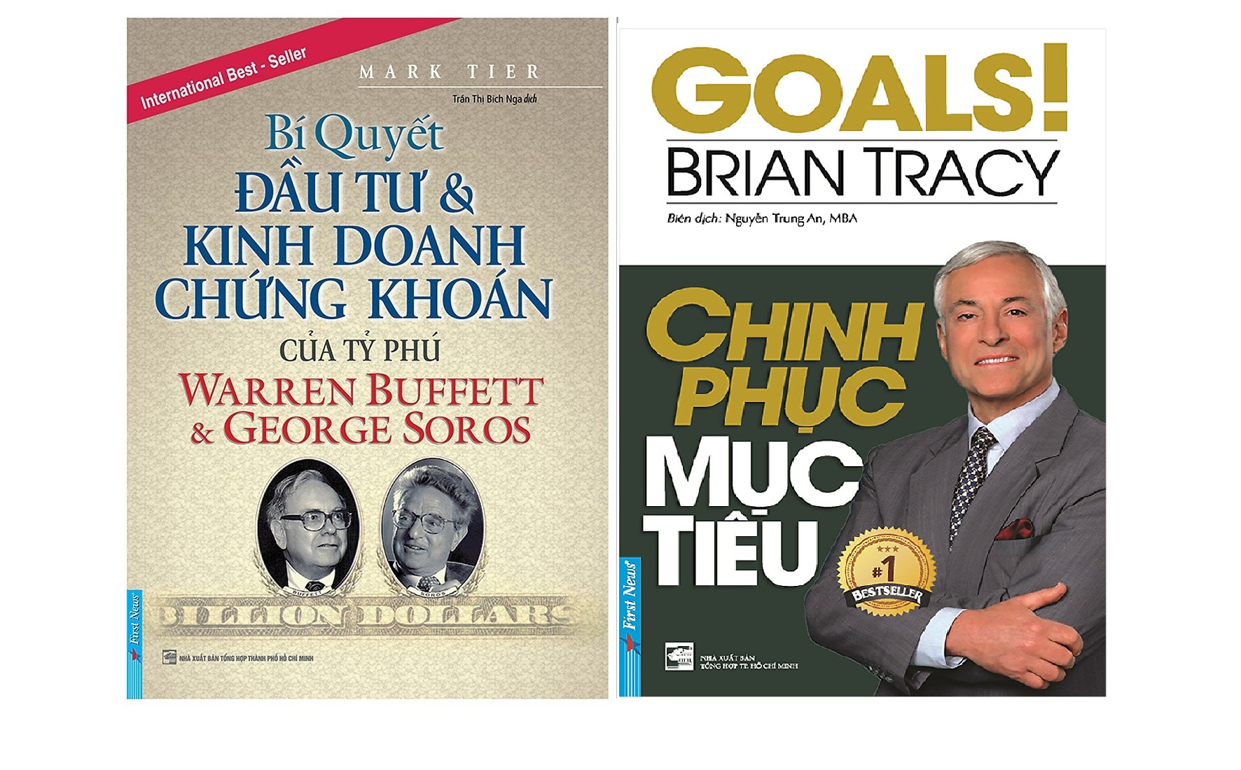 Combo 2 Cuốn Sách: Bí Quyết Đầu Tư &amp; Kinh Doanh Chứng Khoán Của Tỷ Phú Warren Buffett Và George Soros + Chinh Phục Mục Tiêu