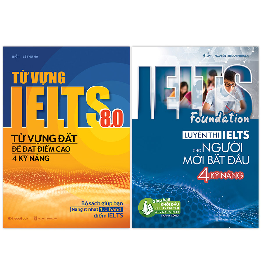 Combo IELTS Foundation và Từ vựng IELTS 8.0