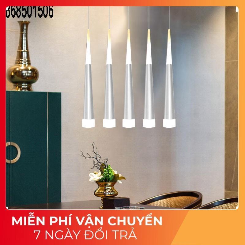 Đèn thả trần, đèn thả led bàn ăn 5 led màu vàng dùng cho phòng ăn phòng ngủ hiện đại