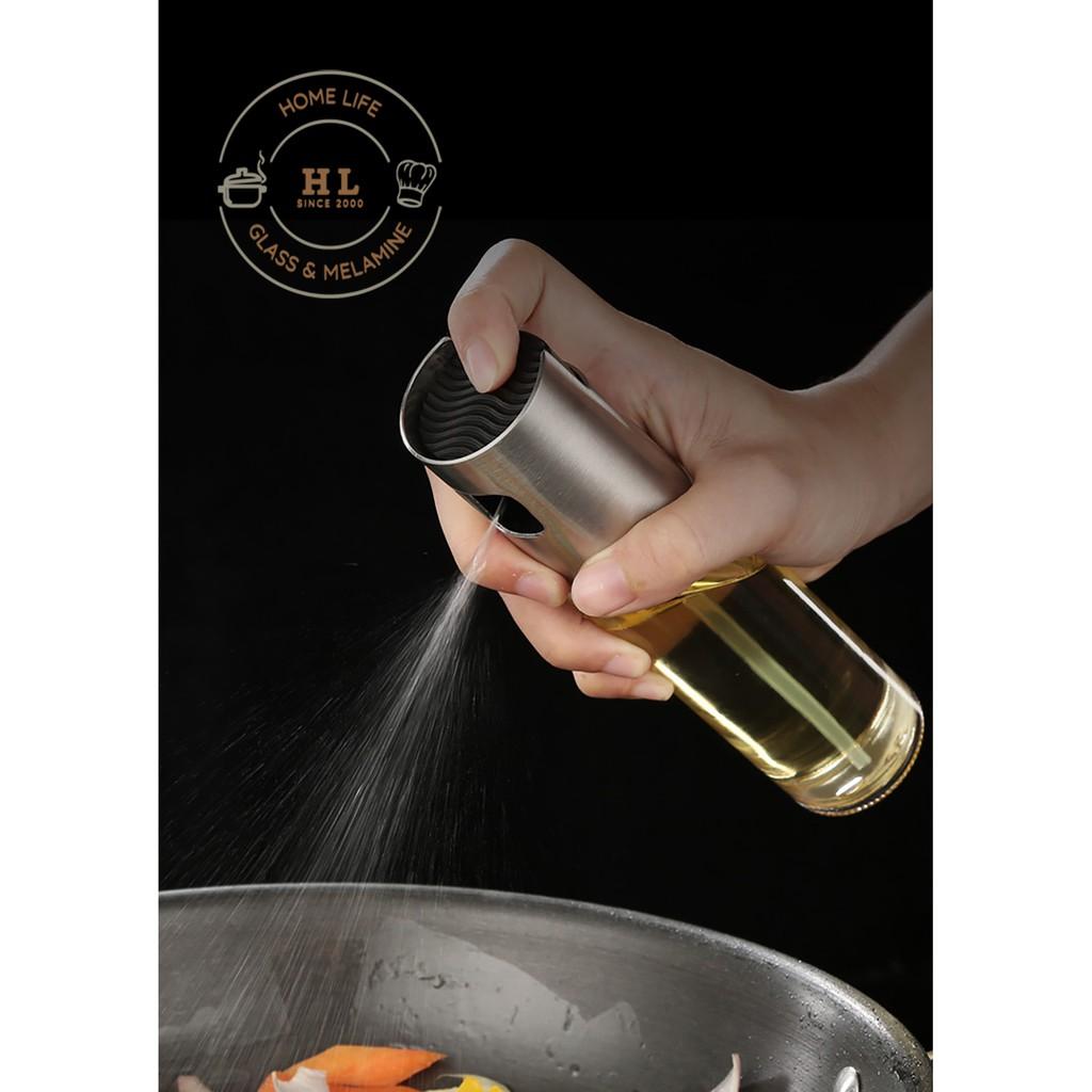 Chai sịt dầu ăn | Chai sịt dầu chuyên dụng cho nồi chiên không dầu cao cấp chuẩn inox