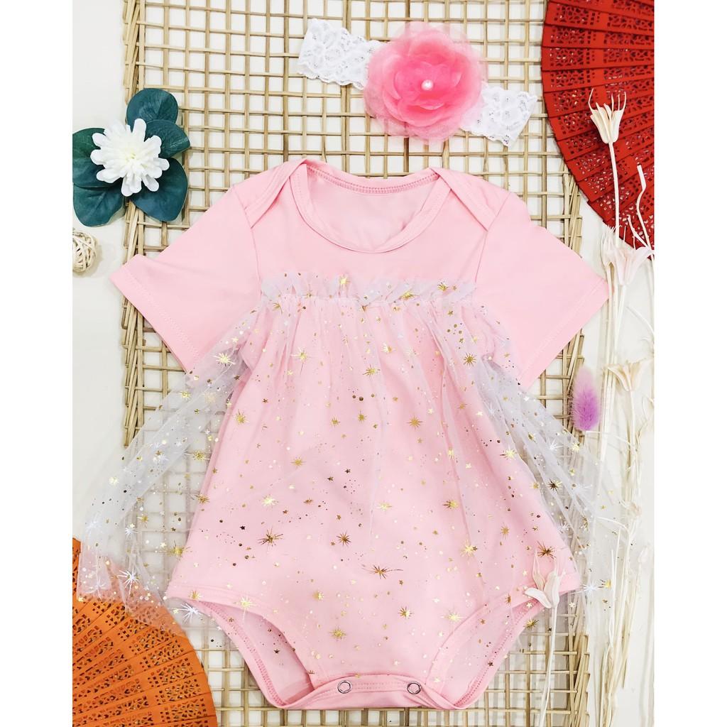 BODY VÁY + TẶNG KÈM NƠ CÔNG CHÚA CHO BÉ - HÀNG CAO CẤP NGUYÊN HỘP |SIHUBABY