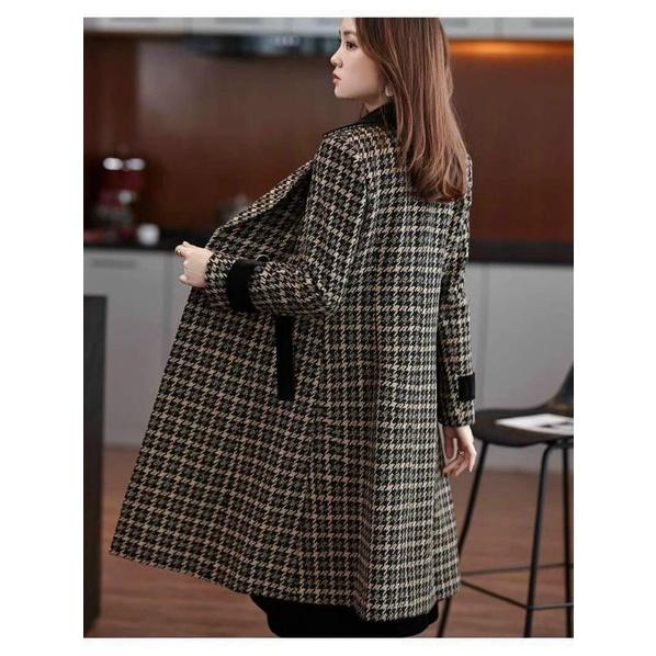 ÁO KHOÁC DẠ DÁNG CỔ VEST DÀI CAO CẤP