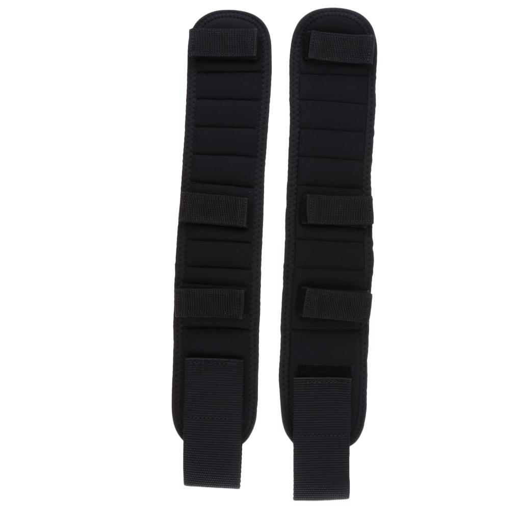 Adjustable Scuba Diving Harness System Backplate Shoulder Strap Pad Support Set