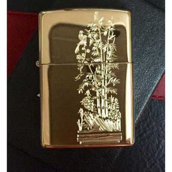 Bật Lửa Zippo khắc Trúc – Zippo 254B.TRUC