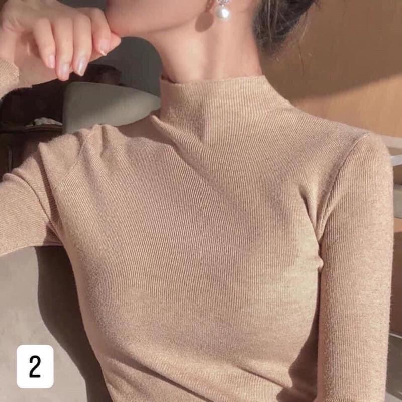 QC749 ÁO LEN CỔ 3P