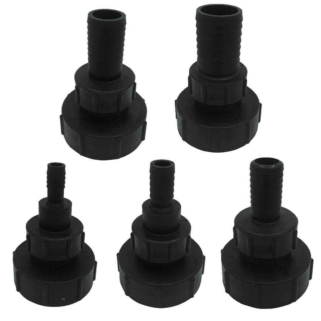 1000L IBC Water Tank Adaptor Coarse Thread Hose Fitting 95mm to 20/25/32/40/50mm