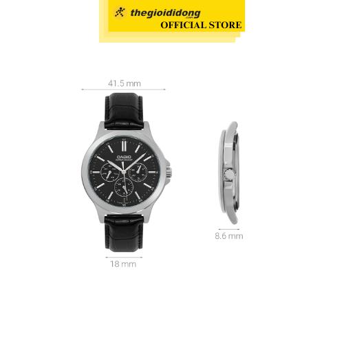Đồng hồ CASIO 41.5 mm Nam MTP-V300L-1AUDF - Hàng Chính Hãng