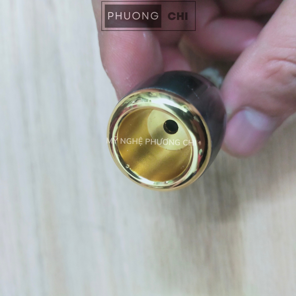 Tẩu Bắt Tóp Xì_Gà bằng sừng đầu đồng cao cấp | Mỹ Nghệ Phương Chi