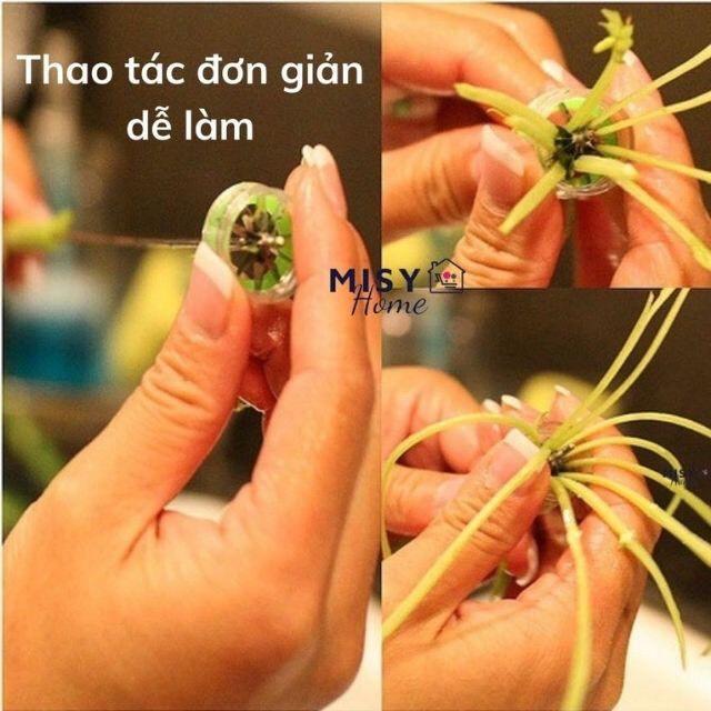 Dụng cụ chẻ rau muống siêu nhanh siêu tốc, dao chẻ rau 26cm