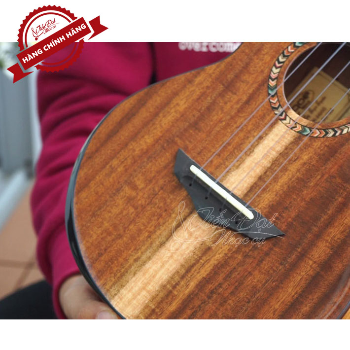 Đàn Ukulele Concert SQOE SQ UK-2420C, Gỗ KOA Nguyên Tấm Cao Cấp, Kèm Quà Tặng - Hàng Chính Hãng