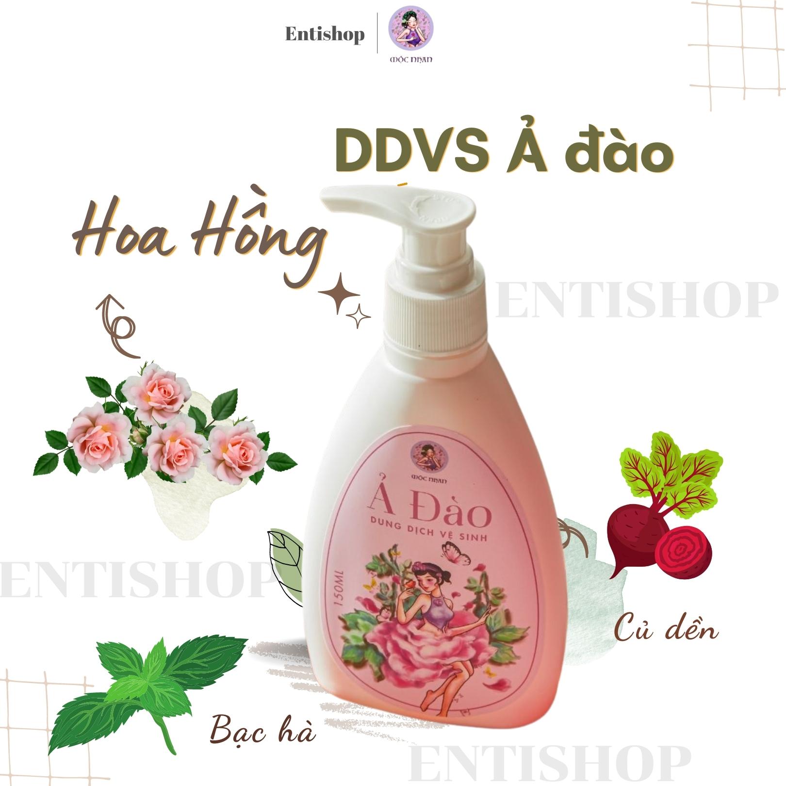 Dung Dịch Vệ Sinh Ả đào chiết xuất Củ Dền làm hồng, thơm mát, khử mùi Mộc Nhan Natural 150ml