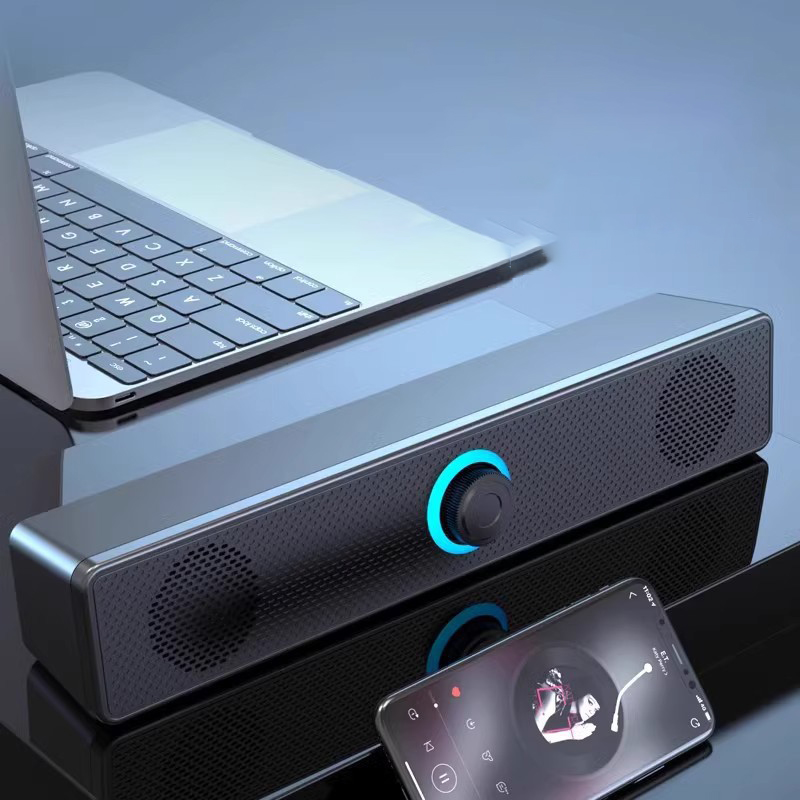 Loa Buletooth Bass siêu mạnh kết nối PC Laptop điện thoại tivi, loa vi tính để bàn E-3511 công suất 6W Usb/ jack 3.5mm – Hàng chính hãng